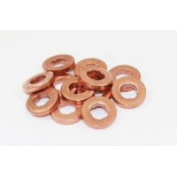 Шайба медная уплотнительная форсунки BOSCH. Артикул F 00R J01 453 / 3976731 / F00RJ01453