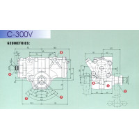 ГУР / Рулевой механизм  MAN TGL . Артикул - C300V / 713-005, 713-006, 713-009, 713-010